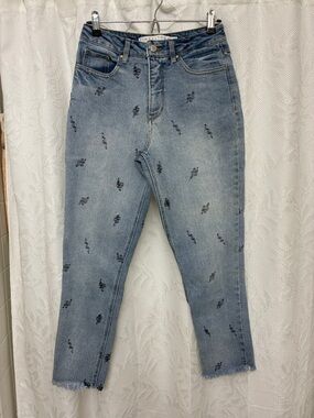 Rattlesnake Embroidered Women’s Jeans